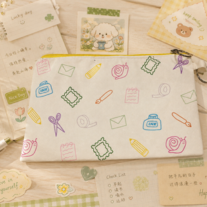 Feite Zipper <strong>Pencil</strong> <strong>Case</strong> Jewelry Toiletry Electronic Accessories School Offices Supplies <strong>Sanrio</strong> Stationery Customization - Product Image 1