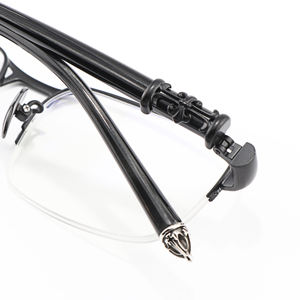 Gafas Ópticas de Media Montura Elegantes para Hombre y Mujer, Hechas a Medida en Línea, Se Adaptan a Cualquier Forma de Rostro, Unisex, de Buena Calidad - Product Image 5