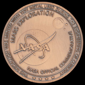 Medalla Conmemorativa del Aterrizaje de Curiosity en Marte, Insignia con Temática del Vehículo Espacial Estadounidense, Regalo Coleccionable para Amantes de la Ciencia o de la Exhibición - Product Image 6