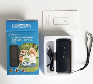 Ultrasonic Bark Arrester Anti <b>Dog</b> Barking Device Rechargeable <b>Dog</b> Repellent LED <b>Light</b> Portable <b>Dog</b> Barking Control Device - Product Image 1