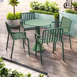 Ensemble trois pièces <span class=keywords><strong>de</strong></span> <span class=keywords><strong>table</strong></span> <span class=keywords><strong>et</strong></span> chaise carrées <span class=keywords><strong>en</strong></span> <span class=keywords><strong>fer</strong></span> <span class=keywords><strong>forgé</strong></span> pour l'extérieur, moderne <span class=keywords><strong>et</strong></span> durable pour le <span class=keywords><strong>jardin</strong></span>, le balcon <span class=keywords><strong>et</strong></span> la cour. - Product Image 4