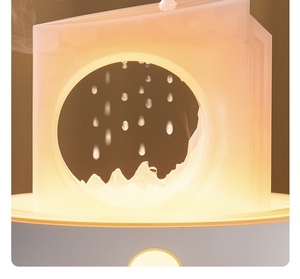 2025 New Raindrop Diffuser, 180ml Water Tank, 3-Color Light, Remote, Timed, Quiet, Ideal for Home Office & Gifting - Product Image 2