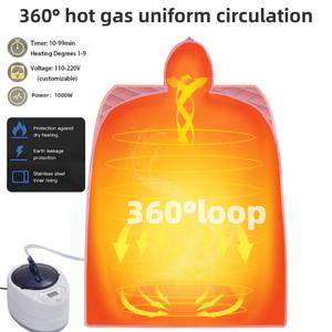 Btws Family Single <b>Sauna</b> Room <b>Sauna</b> Tent with High Quality Wet <b>Steam</b> Fumigator Instrument - Product Image 4