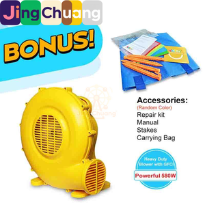 Castillo inflable transfronterizo para niños con tobogán, trampolín grande para uso doméstico y exterior, castillo de PVC engrosado con doble tobogán - Product Image 4