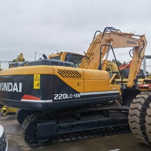 Excavadora de cadenas Hyundai R220-9C usada de alto rendimiento, equipo hidráulico grande de 20 toneladas para minería, motor, capacidad de cazo de 1.05m - Product Image 5