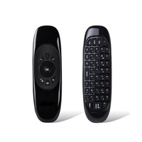 Télécommande universelle C120 à code fixe 2,4 GHz avec clavier pour boîtier Android et Smart TV