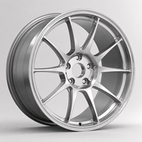 Rines Forjados de 17, 18 y 19 Pulgadas, 5x114.3 PCD, Ligeros, Diseño de Carreras de 10 Radios para Rendimiento JDM