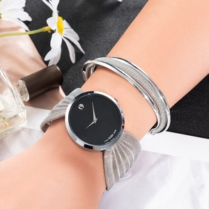 2 pezzi <span class=keywords><strong>di</strong></span> <span class=keywords><strong>orologi</strong></span> da <span class=keywords><strong>donna</strong></span> <span class=keywords><strong>di</strong></span> <span class=keywords><strong>lusso</strong></span> con cinturino in maglia a farfalla <span class=keywords><strong>di</strong></span> moda oro orologio da <span class=keywords><strong>donna</strong></span> semplice regalo <span class=keywords><strong>di</strong></span> gioielli personalizzato - Product Image 4