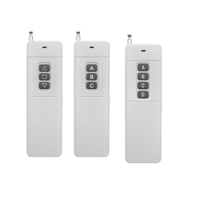 433 Mhz Wireless RF Remote Control Switch EV1527 Learning Code Controller for Garage Door Gate Light Long Range Transmitter