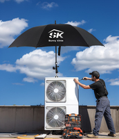 Parapluie de golf sur mesure de 60 pouces avec base magnétique, idéal pour les travaux de réparation en extérieur et l'ombrage de divers objets