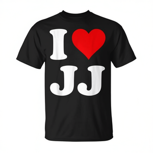 Camiseta promocional Red Heart I Love JJ - Product Image 2