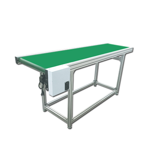 PVC green flat belt conveyor / conveyer system for Industrial assembly production line