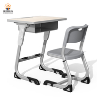 Meubles d'école Montessori de style moderne, bureau et chaise de classe réglables en hauteur