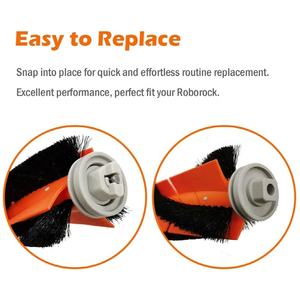 Brosses principales de rechange compatibles avec le kit de pièces de rechange pour aspirateur <span class=keywords><strong>robot</strong></span> Roborock S6 S6 Pure S4 S5 Max S5 E2 <span class=keywords><strong>E25</strong></span> E35 - Product Image 2