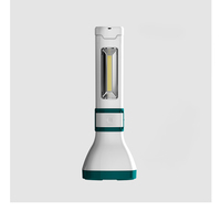 Mini lampe torche LED rechargeable avec lumière latérale, indice de protection IP33, lumière du jour 6000K, intensité réglable, portable
