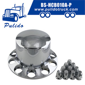 Kit de cubierta de rueda de eje trasero cromado, <span class=keywords><strong>con</strong></span> tapón extraíble y cubiertas de tuerca - Product Image 4