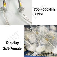 Antena Parabólica de Rejilla para Exteriores de Alta Ganancia de 30dBi, 1700-2700MHz, Antena de Rejilla MIMO para Estación Base, para 4G LTE WLAN 2.4G