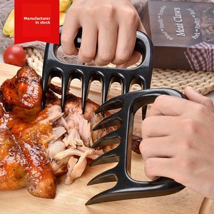Gấu Claw BBQ ngã ba với nhựa xử lý <span class=keywords><strong>New</strong></span> đồ dùng nhà bếp thịt Divider và rách công cụ cách nhiệt và kháng - Product Image 1