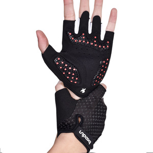 Boton Cycling Gloves <b>Half</b> Finger Non <b>Slip</b> Breathable Mesh Unisex Adult Summer Riding Gloves - Product Image 2