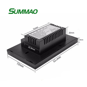 Oem/ODM AU/chúng tôi 1-4 gang App ánh sáng chuyển đổi thông minh tự động hóa nhà tương thích với amason Alexa Google Wifi tường cảm ứng chuyển đổi - Product Image 4