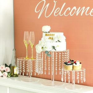 Produttore Cake stand trasparente acrilico porta <span class=keywords><strong>torta</strong></span> <span class=keywords><strong>Design</strong></span> circolare per matrimoni banchetti e feste-per espositori rack - Product Image 4