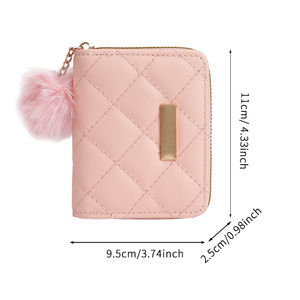 HANFEIZI Portafoglio Piccolo da Donna di Design Popolare alla Moda in <span class=keywords><strong>Pelle</strong></span> PU con Portamonete e Porta Carte - Product Image 6