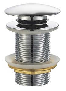 Đen unslotted lưu vực chất thải-Matt Đen <span class=keywords><strong>Pop</strong></span> <span class=keywords><strong>Up</strong></span> Brass bồn rửa chất thải-push button - Product Image 4