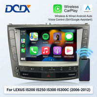 Lecteur DVD vidéo de voiture Android 9 pouces 8 cœurs 64 Go 32 Go pour Lexus IS250 IS300 2005-2012 Autoradio Écran Wifi GPS