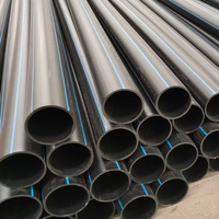 Tuyau PE100 HDPE flexible résistant aux UV, haute pression, 280 mm, durée de vie de 50 ans, pour la distribution d'eau municipale en extérieur