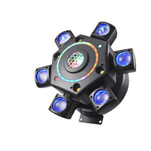 Boule magique Vajra à six bras Lumière laser sept-en-un 100W LED Tête mobile Génération de scène laser 5 Lumière blanche 150W Puissance IP20 - Product Image 1