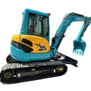 Miniexcavadora Kubota KX155 ZCP II de 1.5 Toneladas con Cucharón de Excavación en Color Azul y Amarillo - Product Image 1