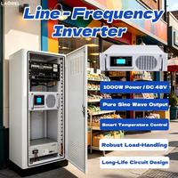 Inversor de Onda Sinusoidal Pura de Larga Duración 1KW/DC48V con Frecuencia de Línea Ajustable 50/60Hz para Bombas, Supermercados, Escuelas y Sitios de Trabajo