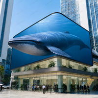 RAYBO Açık Hava Sabit LED Billboard P8 Yüksek Çözünürlüklü LED Reklam Ekranı IP66 Su Geçirmez LED Panel Çıplak Gözle 3D LED Video Duvarı