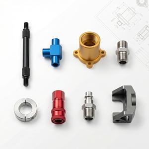 कस्टम रंग काला नीला सोना संक्षारण प्रतिरोधी परिशुद्धता एल्यूमीनियम 6061 7075 एनोडाइज्ड सतह उपचार cnc मशीनिंग - Product Image 1