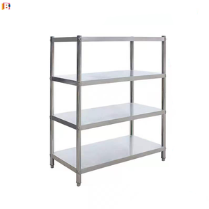 Estante de cocina comercial Estante de almacenamiento para hoteles y restaurantes Estante de supermercado de acero inoxidable - Product Image 1