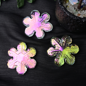 Wholesale Natural Crystal Hand Carved Mini <b>Angel</b> Aura Quartz Snowflake Melt Quartz Snowflake Collection for <b>gift</b> - Product Image 6