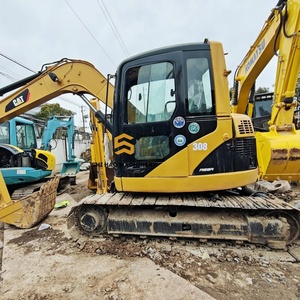 รถขุดขนาดเล็กคุณภาพสูง รุ่น Cat 308 มือสอง เครื่องจักรขุดดินแบบตีนตะขาบ - Product Image 1