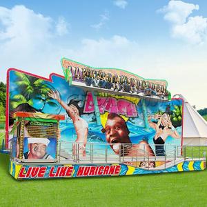 Jeu de carnaval d'usine Mobile Big Miami Rides Amusement Park Rides Crazy Wave Amusement Ride à vendre - Product Image 5
