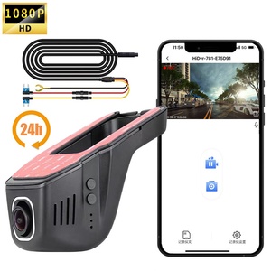 Phổ không dây A5 mô hình ống kính kép HD Dash máy ảnh ẩn điện thoại di động kết nối Video <span class=keywords><strong>Recorder</strong></span> cho xe đậu xe ghi âm - Product Image 2