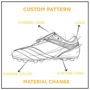 <span class=keywords><strong>Botas</strong></span> <span class=keywords><strong>de</strong></span> Fútbol Personalizadas OEM, Tacos <span class=keywords><strong>de</strong></span> Entrenamiento <span class=keywords><strong>de</strong></span> Cuero Sintético, Unisex, para Exteriores, para Todas las Temporadas - Product Image 3