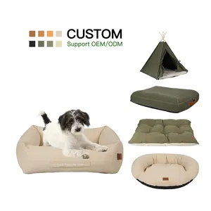 Multiple Sizes For Most Pets Soft And Comfortable Plush Pet Bed