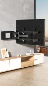 37-75 Inch Large Size Mobile Screen with Six <strong>Arms</strong> Swivel Full Motion <strong>Long</strong> <strong>Arm</strong> <strong>TV</strong> Mount Monitor Wall <strong>Bracket</strong> - Product Image 5