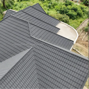 Ghana-Tuile métallique standard revêtue de pierre-Anticorrosion pour Accra côtier, solide pour les conditions météorologiques de la région d'<span class=keywords><strong>Ashanti</strong></span> - Product Image 1