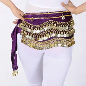 Cadena de Cintura para Danza del Vientre 2025 con Monedas, Lentejuelas y Borlas para Mujer, Falda de Danza del Vientre, <span class=keywords><strong>Accesorios</strong></span> para Disfraces de Danza India - Product Image 4