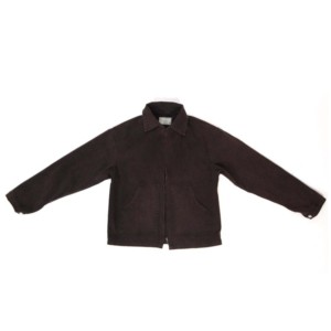 Tùy Chỉnh Thời Trang Phố Cổ Điển Rắn Màu Nâu Tối Vải Áo Khoác Phong Cách Rửa Sạch Vải Áo Khoác - Product Image 3