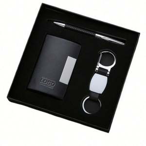 Executive <b>Gift</b> <b>Set</b>: Custom Logo Pen, Keychains & Card Holder - Perfect Corporate <b>Gifts</b> - Product Image 1