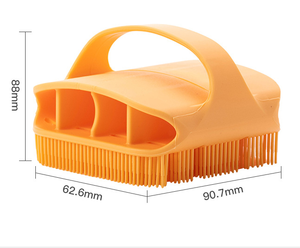 New <b>Silicone</b> Bath Brush & Massage Shower Ball, Multi-Sided Body Scrubber, Eco-Friendly, Odor-Free, Exfoliating <b>Tool</b> - Product Image 2
