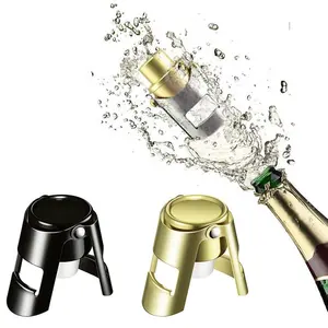 Üreticileri toptan paslanmaz çelik Bubbly Cava prosesparkling köpüklü tıpalar köpüklü şampanya şişesi stoper