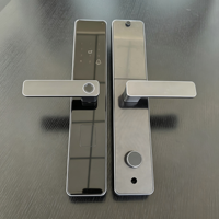 TT LOCK CNC Kunci Pintar Aluminium Presisi Tahan Air Kunci Sidik Jari Kata Sandi Kode Morse Cloud Steel Kompatibel B08 Mortise