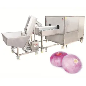 Shallots and shallots peeling machine Peeling is fast 500-700kg/h onion peeling cutting machine